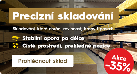 Skladování řeziva KVH